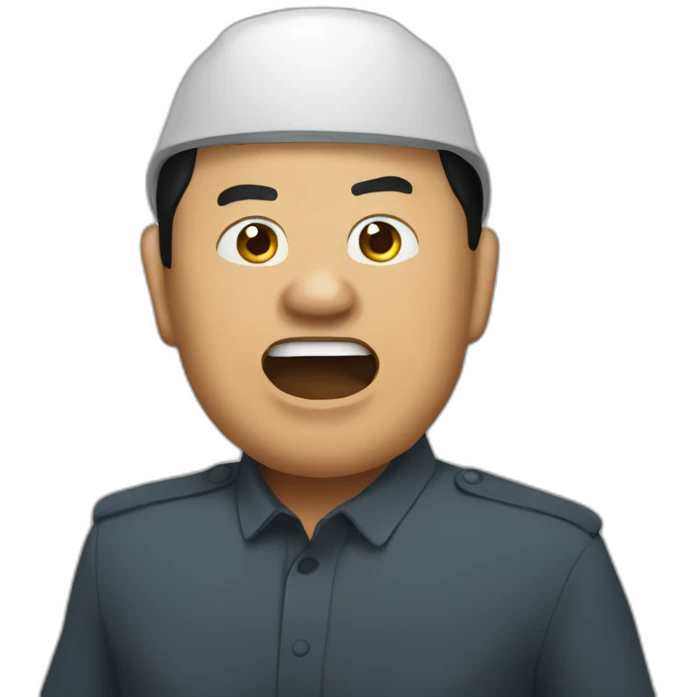 Prabowo subianto shocked emoji