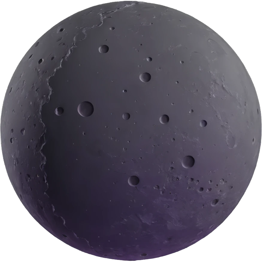 planet Mercury with craters emoji