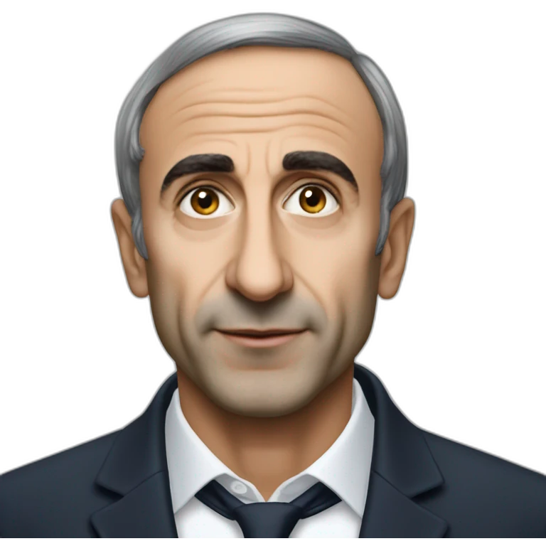 Zemmour a côté de Macron emoji