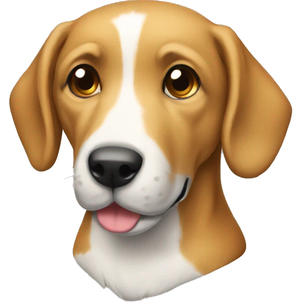 Perro estudiendo emoji