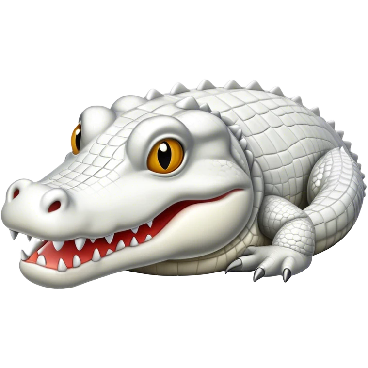 White alligator  emoji