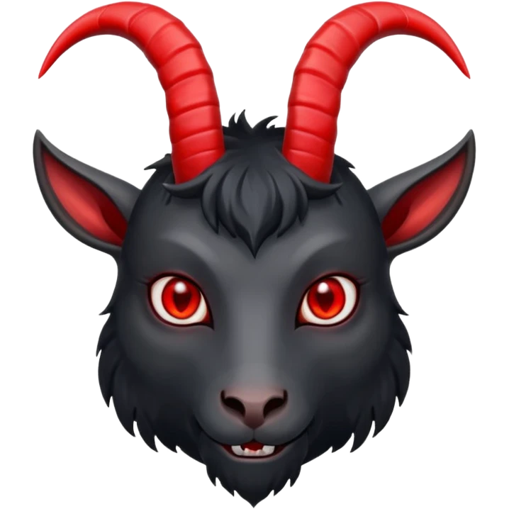 Goat evil emoji