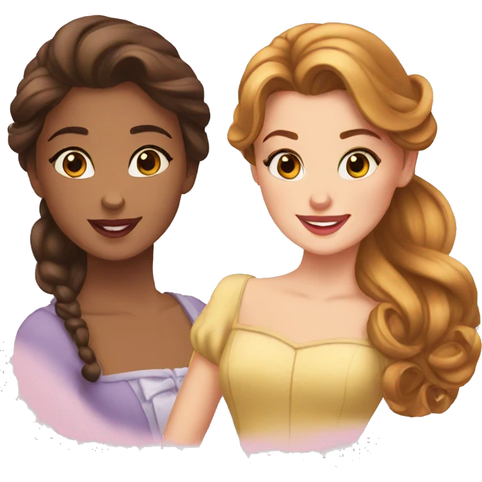 belle and anastasia emoji