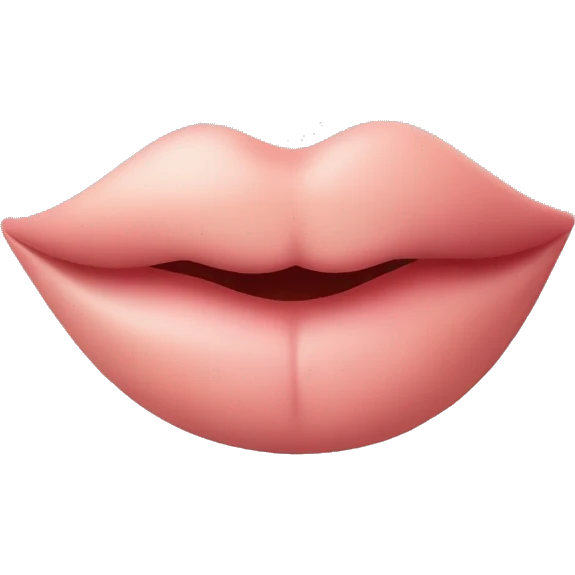 Pursed lips with curved finger in front emoji