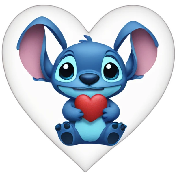 stitch heart emoji