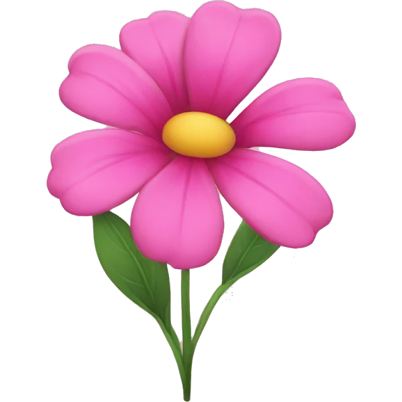 pink flower emoji