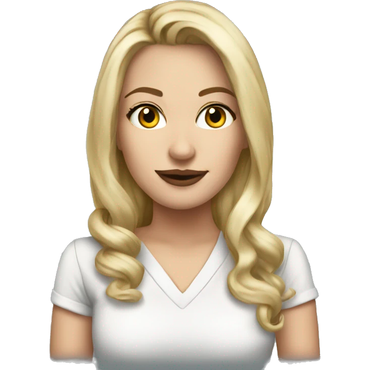 recruiter meg blonde hair tattoos emoji