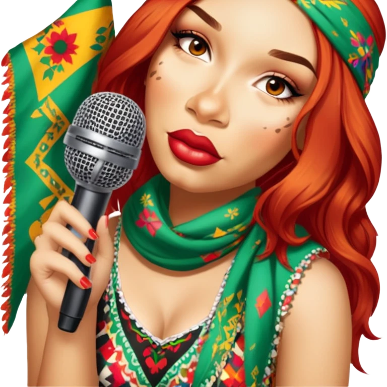 Colorful Singer emoji
