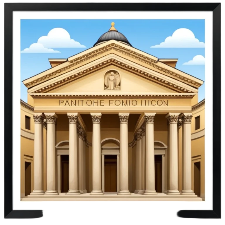 Pantheon in Italy  emoji