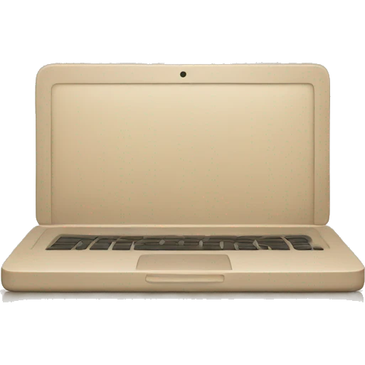 beige laptop emoji
