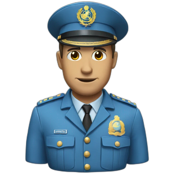 un gendarme emoji