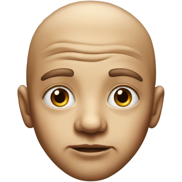 Hyper realistic face with deep wrinkles emoji