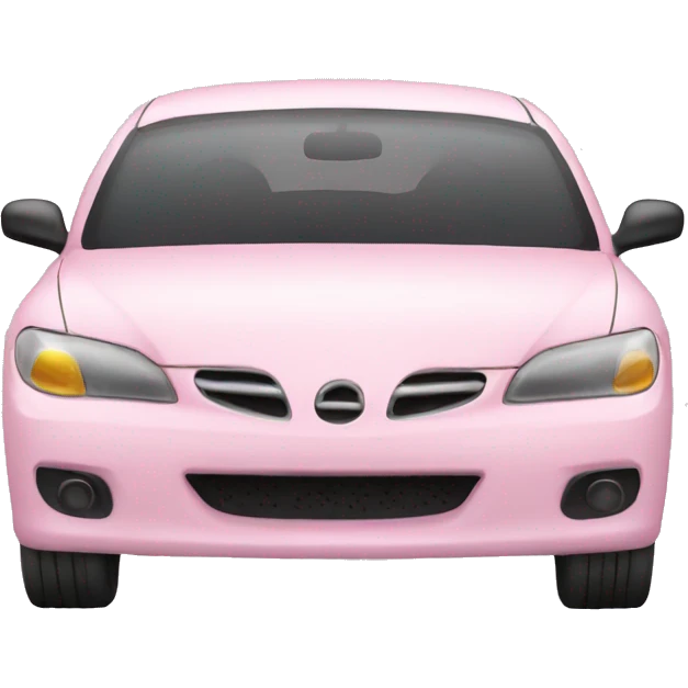 light pink car emoji