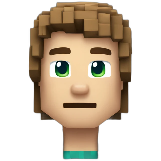 Steve from Minecraft emoji