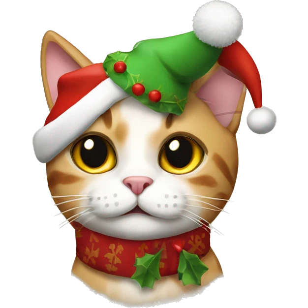 Christmas cat  emoji