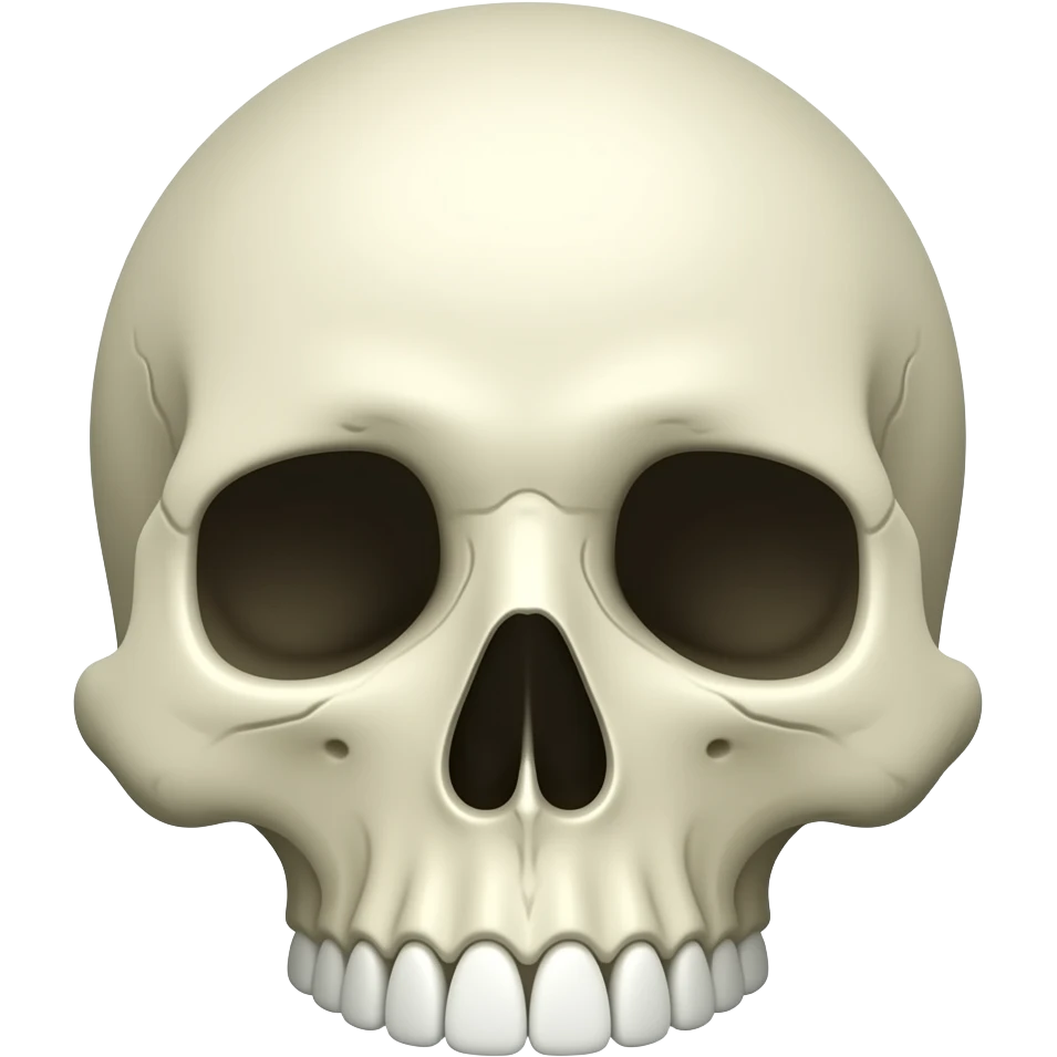 Skull face emoji emoji