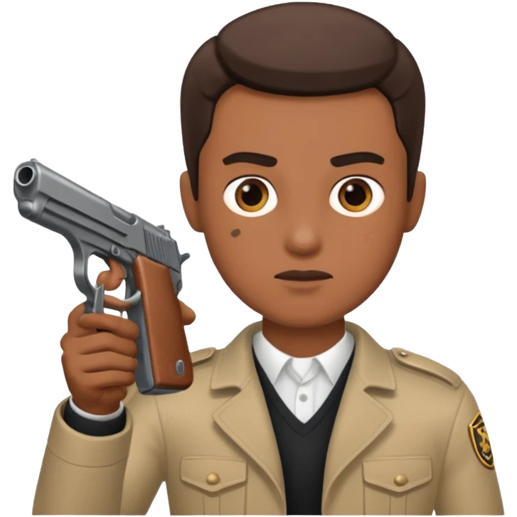 Mann erschießt einen anderen Mann emoji