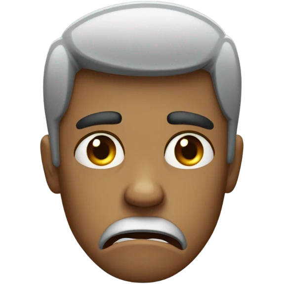 Crying but mad emoji