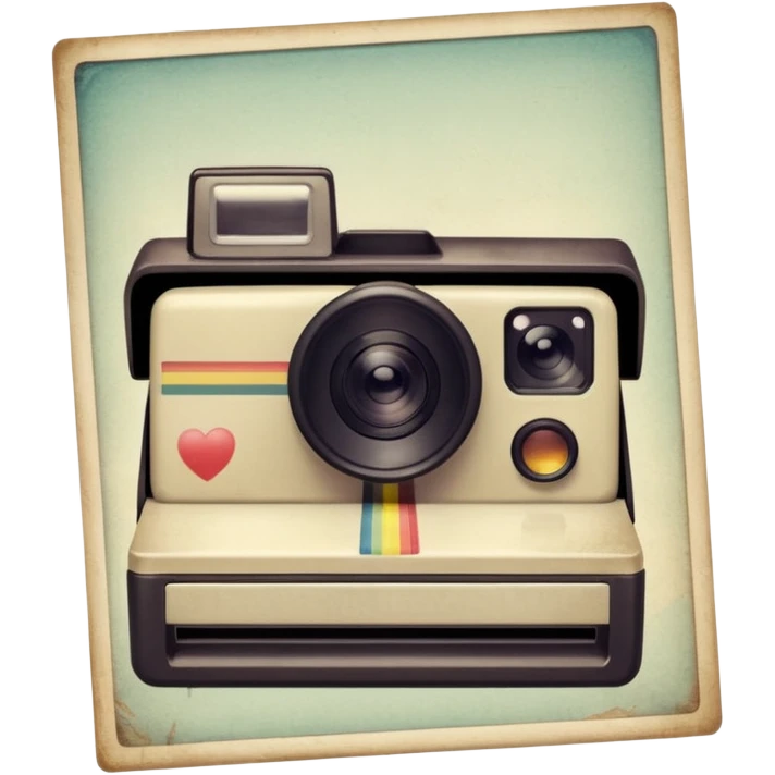 Polaroid photo emoji