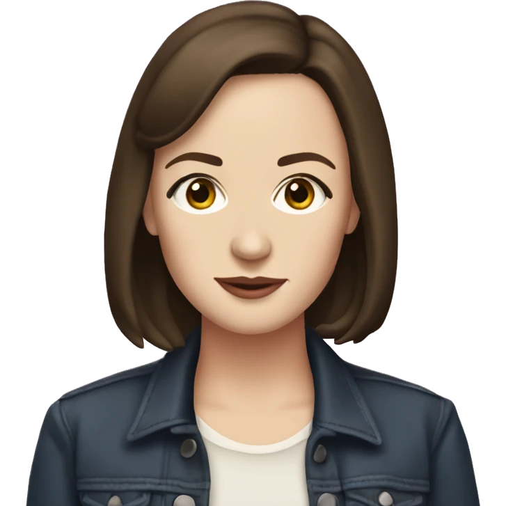 a brunette singer looking like rory gilmore emoji