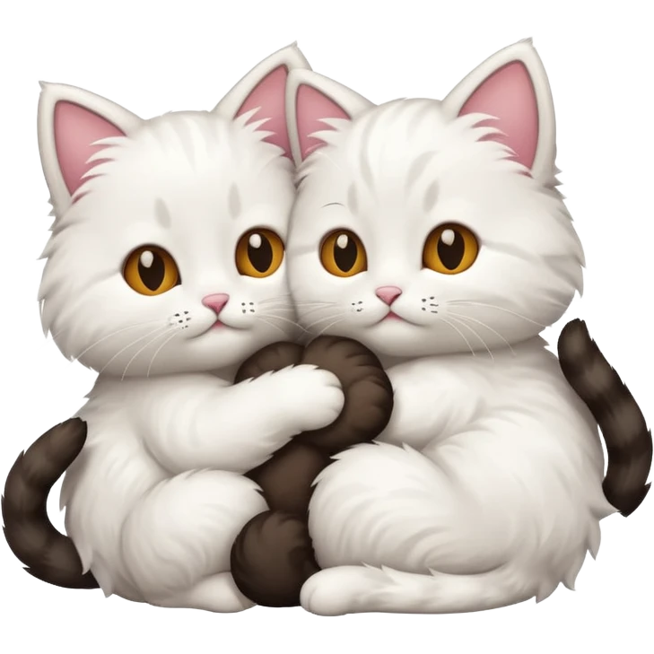 a cute cat couples emoji