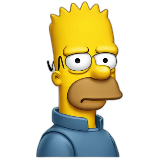 Bart from "the simpson" show emoji