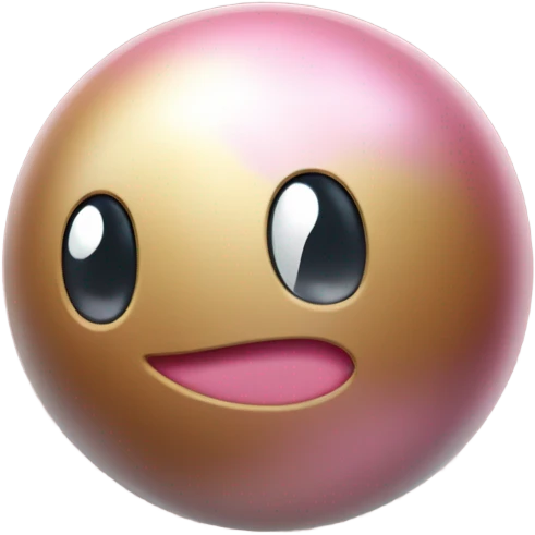 Metal Kirby ball with wheels emoji
