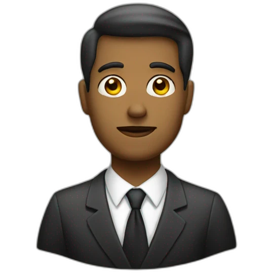lawyer with question mark above head emoji