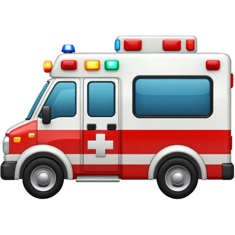 un emoji similar a este pero de una ambulancia emoji