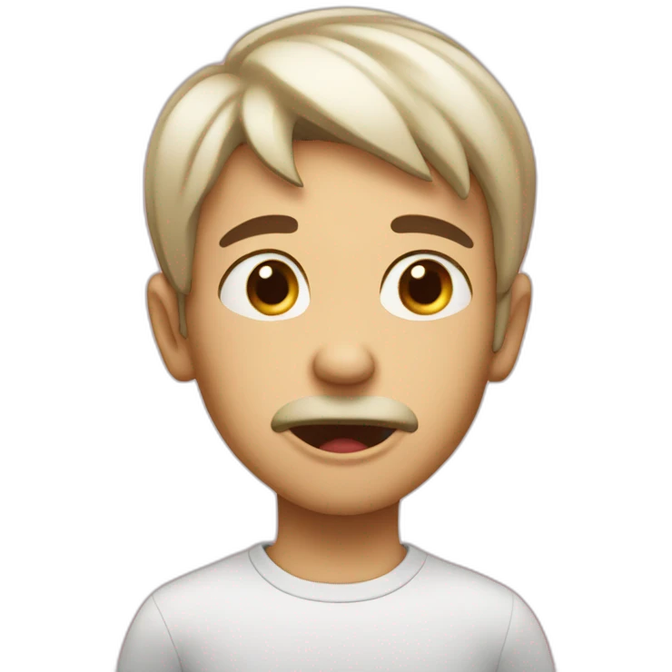 Drooling boy emoji