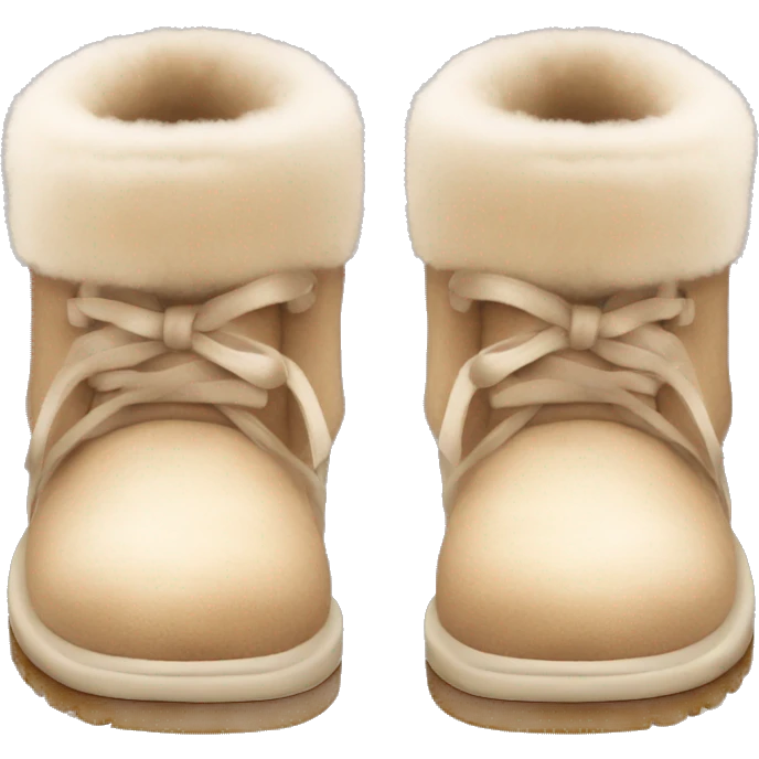 fuzzy ugg shoes emoji