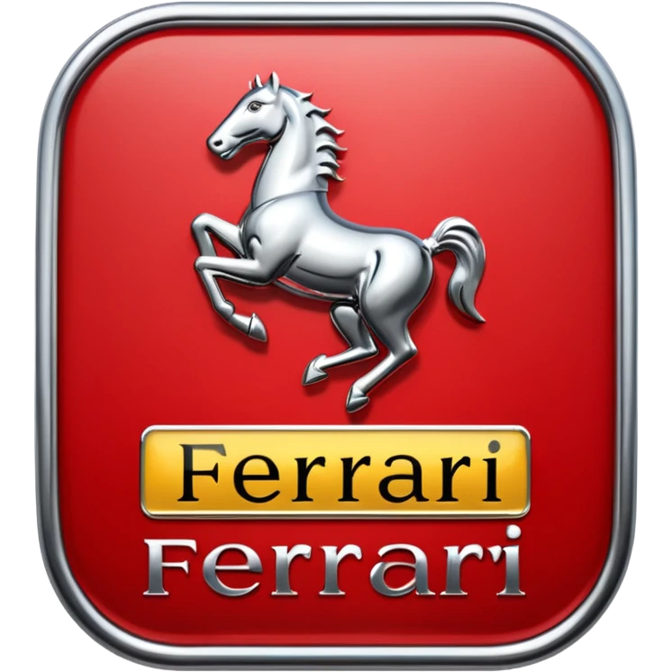 Ferrari logo emoji