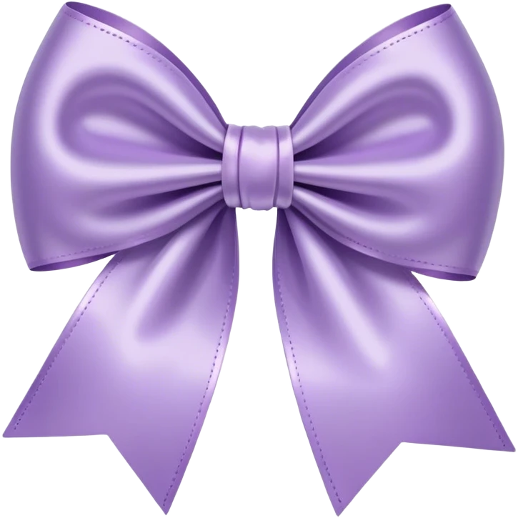 Light purple bow  emoji