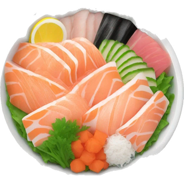 large sashimi bowl emoji