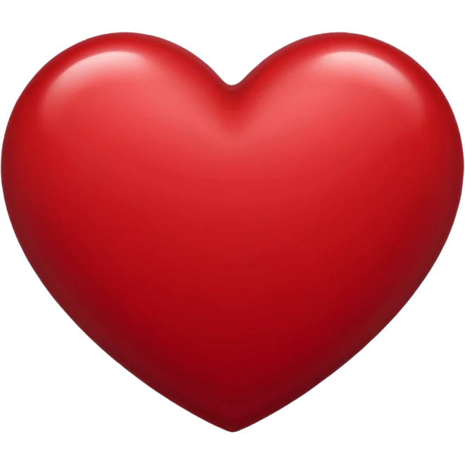 Dark red heart emoji