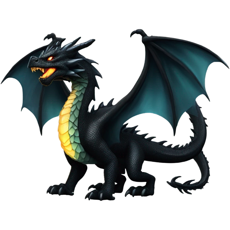 Black dragon  emoji