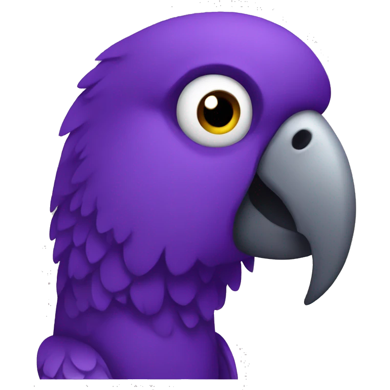 purple parrot emoji