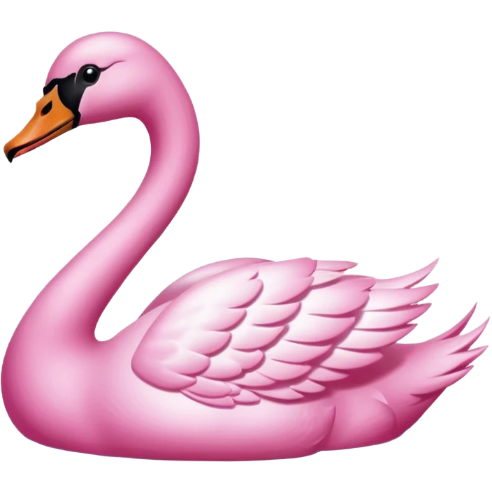 pink swan emoji