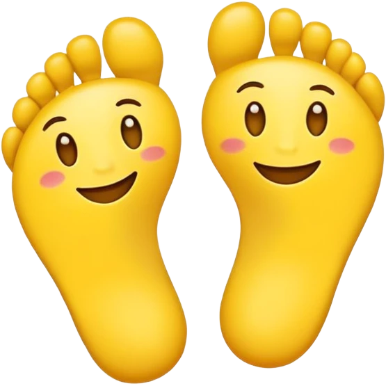 A goodnight love emoji that is weird with feet emoji