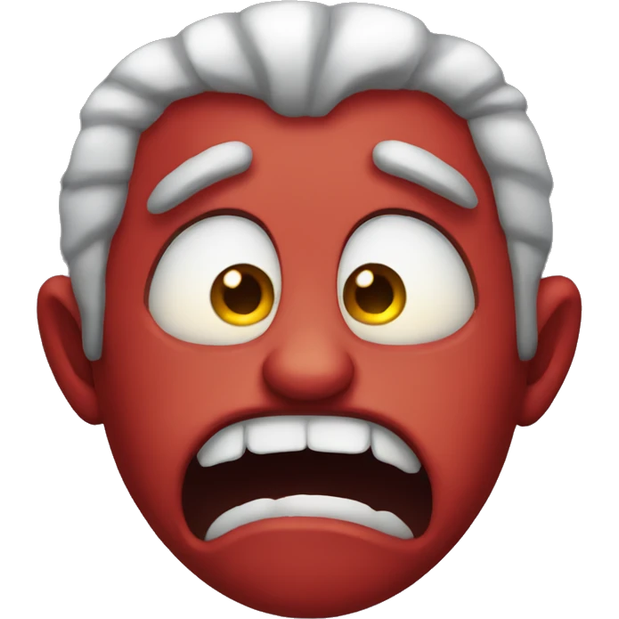 Demon crying emoji