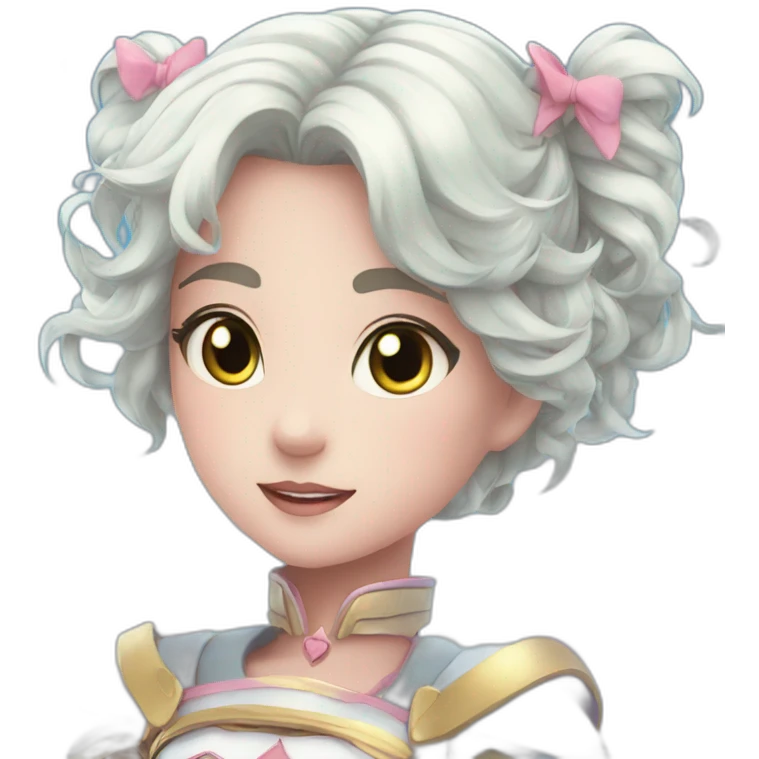 magical girl under blue sky emoji