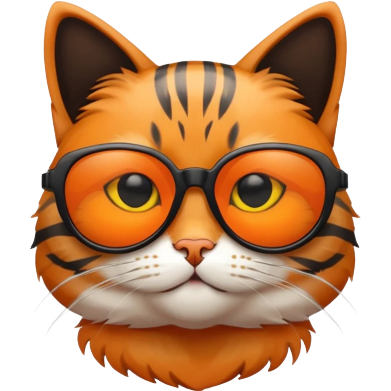 Cat wearing sunglasses emoji