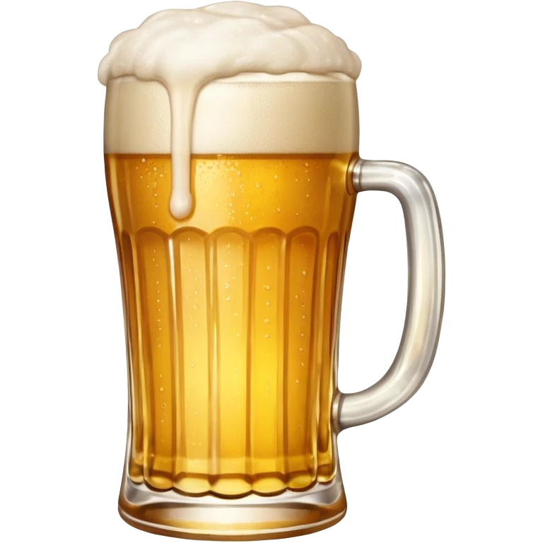alcahol with foam emoji