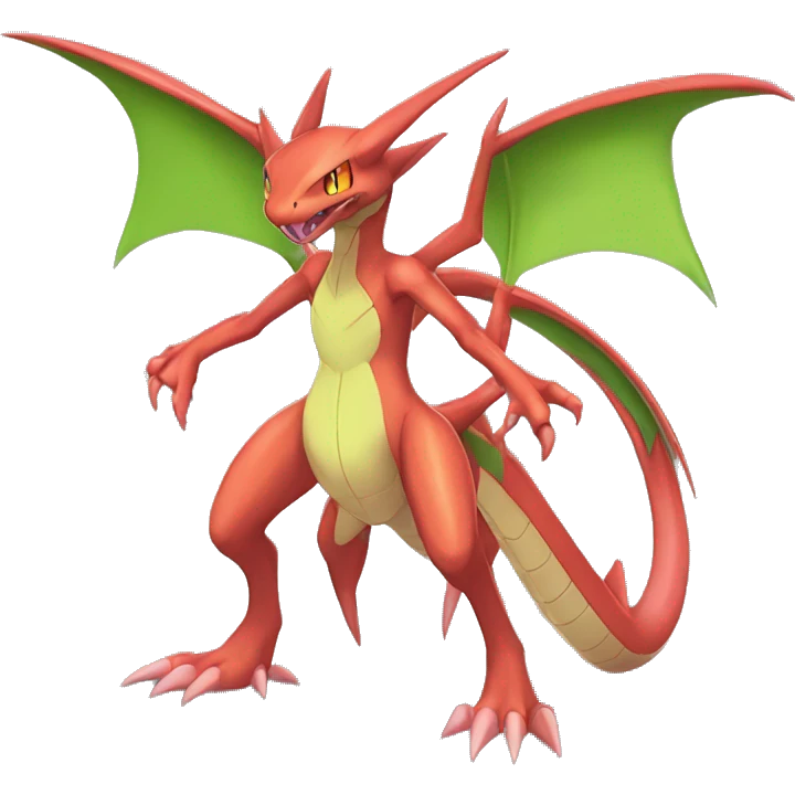  Cool Edgy Genesect-Flygon-Charizard-Fakemon Full Body emoji