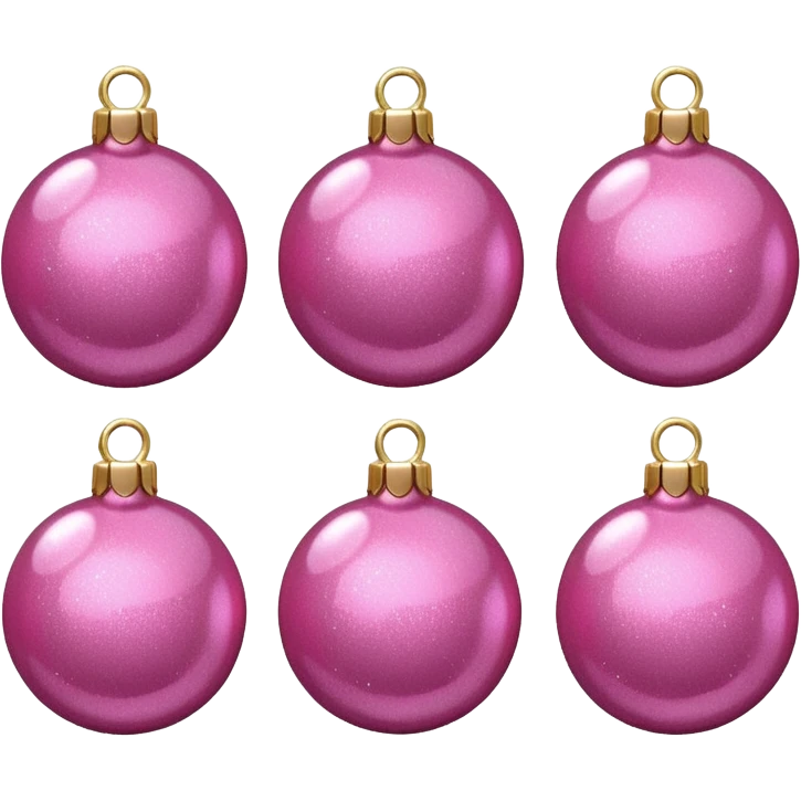 CHRISTMAS PINK DECORATIONS emoji