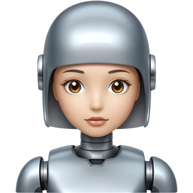 girl ai robot emoji