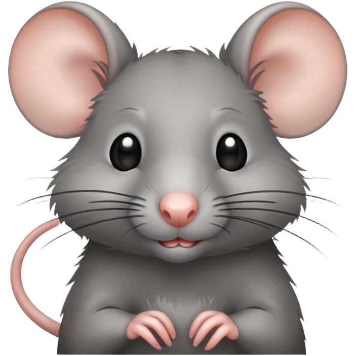 A rat posing  emoji