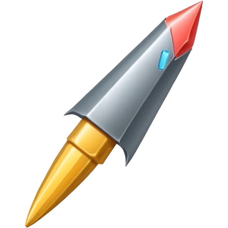 Metal sharp nail, grey  emoji