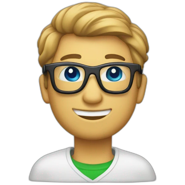 cirujano plastico con bata y gafas emoji