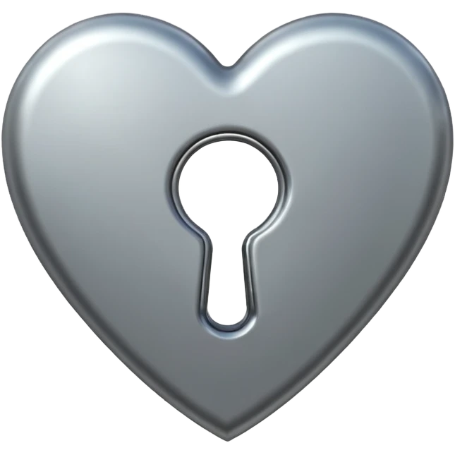 heart with a keyhole emoji